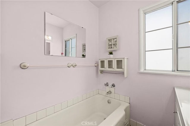 2505 N Keystone St, Burbank, CA 91504 - full bathroom with a garden tub and vanity