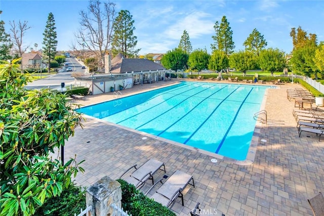 6322 E E W View Dr, Orange, CA 92869 - community pool with a patio area