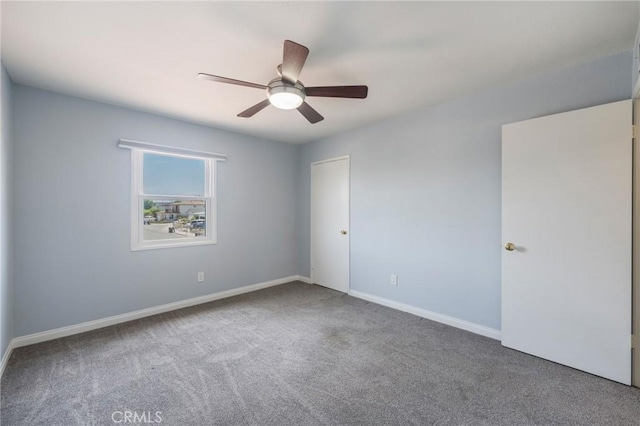 1219 221st St W, Torrance, CA 90502 - empty room with carpet flooring and ceiling fan