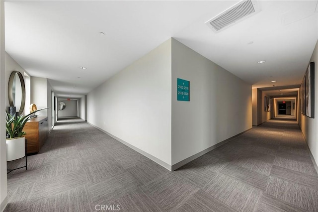 2526 Nolita, Irvine, CA 92612 - corridor with carpet floors and recessed lighting