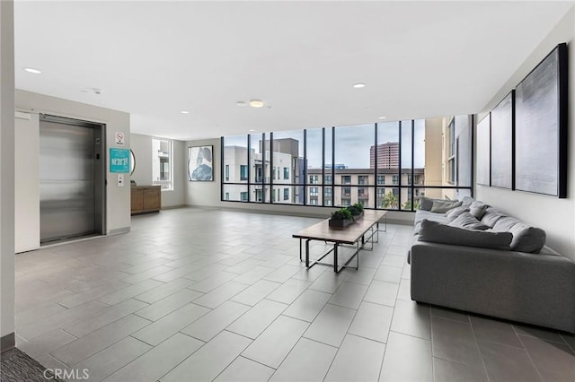 2526 Nolita, Irvine, CA 92612 - building lobby featuring expansive windows and recessed lighting