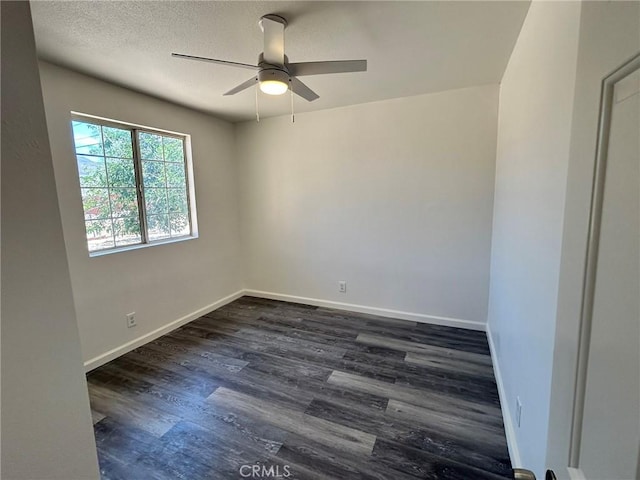 6162 Chia Ave Unit 29, Palms, CA 92277 - unfurnished room with dark wood finished floors and ceiling fan