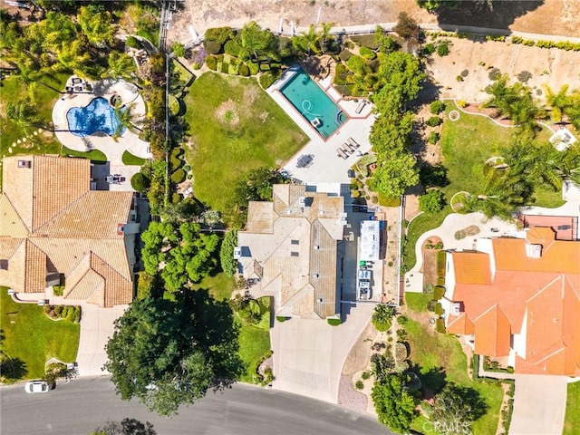 31148 Kahwea Rd, Temecula, CA 92591 - drone / aerial view of a pool area