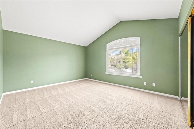 31148 Kahwea Rd, Temecula, CA 92591 - carpeted spare room featuring lofted ceiling and baseboards