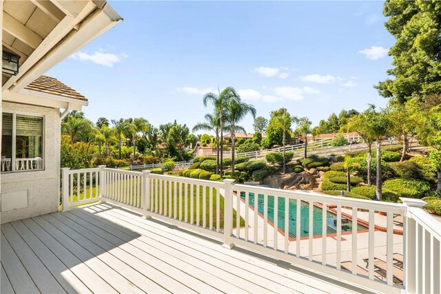 31148 Kahwea Rd, Temecula, CA 92591 - view of wooden terrace