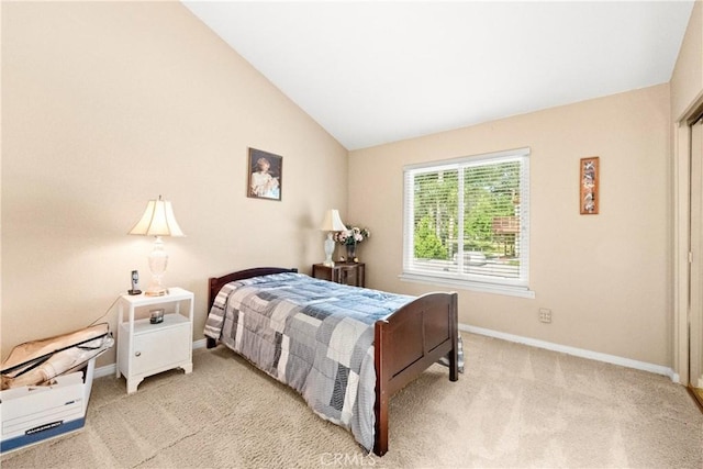 31148 Kahwea Rd, Temecula, CA 92591 - bedroom with light colored carpet and vaulted ceiling