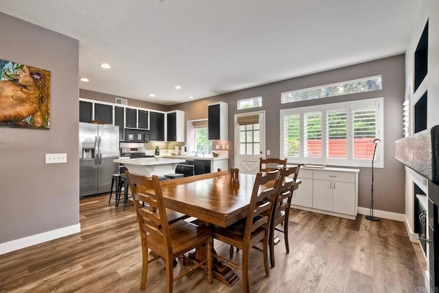 339 Diamante Way, Oceanside, CA 92056 - dining room with wood finished floors and recessed lighting