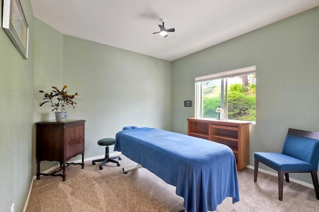 339 Diamante Way, Oceanside, CA 92056 - bedroom featuring light carpet and a ceiling fan