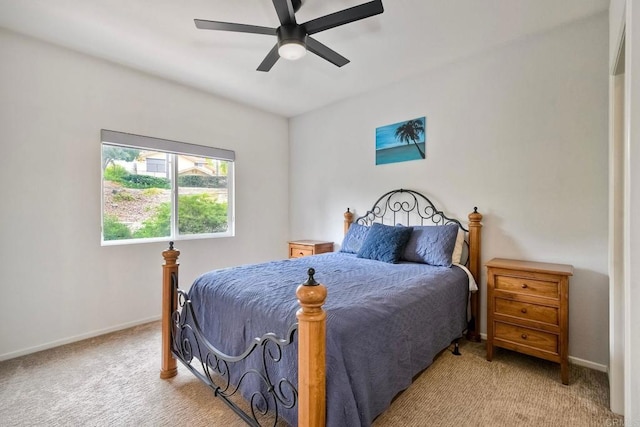 339 Diamante Way, Oceanside, CA 92056 - bedroom with light carpet and a ceiling fan