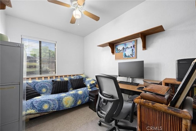 2818 Renegade Ave, Bakersfield, CA 93306 - carpeted office featuring ceiling fan