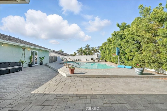 1817 Balboa Way, Upland, CA 91784 - view of swimming pool with a patio area