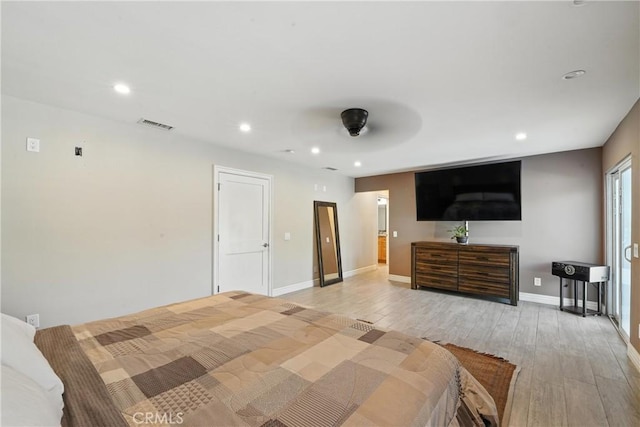 1817 Balboa Way, Upland, CA 91784 - bedroom with recessed lighting and light wood-style flooring