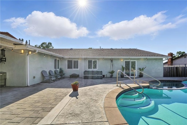 1817 Balboa Way, Upland, CA 91784 - view of pool with a patio and a pool with connected hot tub