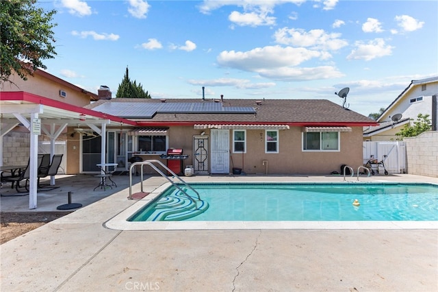 19121 Galatina St, Rowland Heights, CA 91748 - view of swimming pool featuring a patio area and a gate