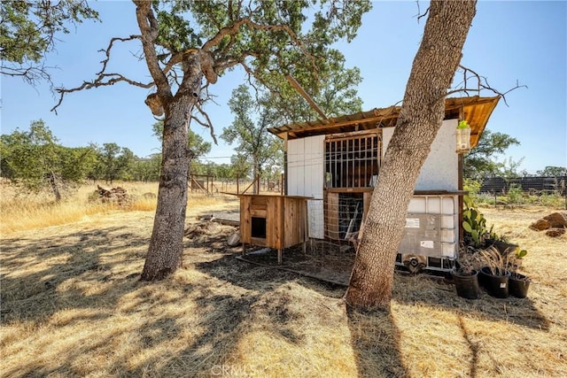 21018 Yankee Valley Rd, Hidden Valley Lake, CA 95467 - view of yard featuring an outbuilding and exterior structure