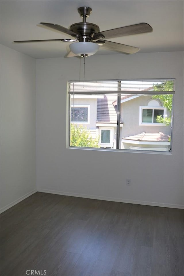 80 Greenmoor Unit 40, Irvine, CA 92614 - unfurnished room with wood finished floors and a ceiling fan