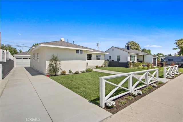 3322 Faust Ave, Long Beach, CA 90808 - single story home featuring stucco siding and an outbuilding