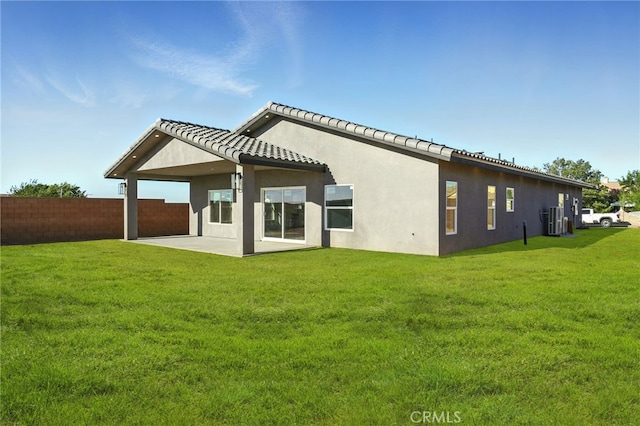 36733 42nd St E, Palmdale, CA 93552 - rear view of property with a patio and stucco siding