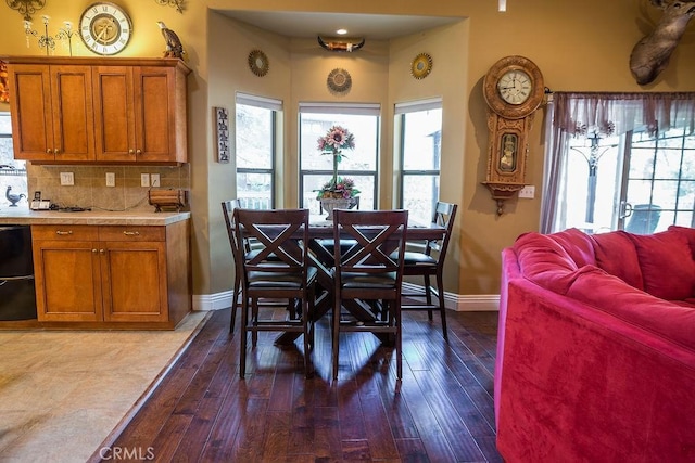 1613 Lassen Way, Pine Mountain Club, CA 93222 - dining area with healthy amount of natural light and dark wood-style floors