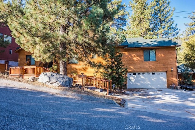1613 Lassen Way, Pine Mountain Club, CA 93222 - rustic home with a garage and concrete driveway