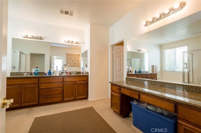 2207 Rockrose St, Palmdale, CA 93551 - full bath featuring a stall shower and double vanity