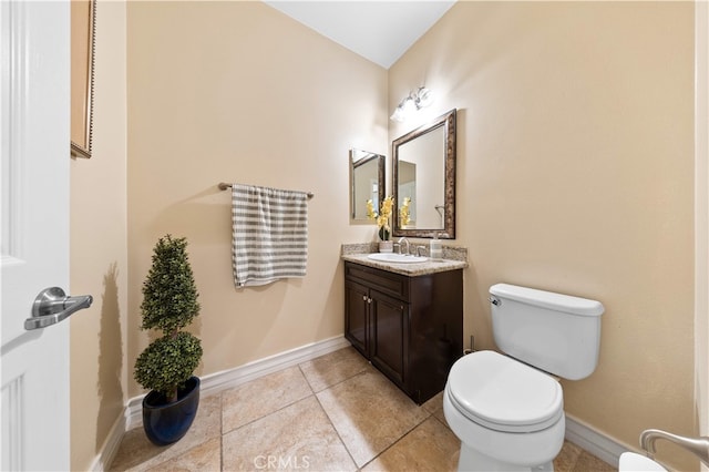 6585 Youngstown St, Chino, CA 91710 - bathroom with vanity and tile patterned flooring