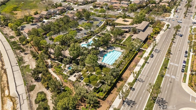 6585 Youngstown St, Chino, CA 91710 - aerial overview of property's location with a pool