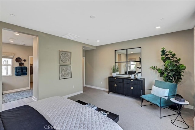 17148 Kent St, Hesperia, CA 92345 - bedroom featuring carpet floors and recessed lighting