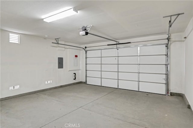 17148 Kent St, Hesperia, CA 92345 - garage with electric panel and a garage door opener