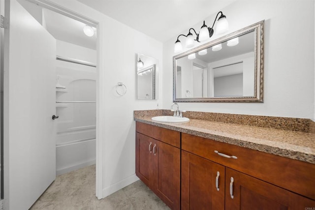 1087 Shadowridge Dr Unit 101, Vista, CA 92081 - bathroom featuring vanity and tub / shower combination