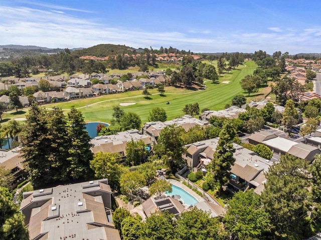 1087 Shadowridge Dr Unit 101, Vista, CA 92081 - aerial view of residential area with a golf club and a mountain backdrop