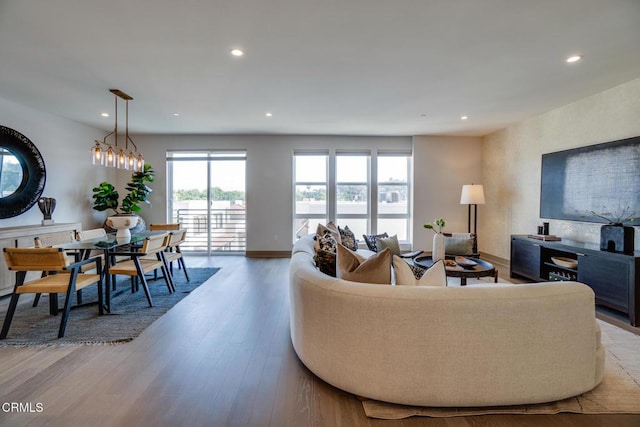 820 Mission St Unit 208, South Pasadena, CA 91030 - living area with recessed lighting and wood finished floors