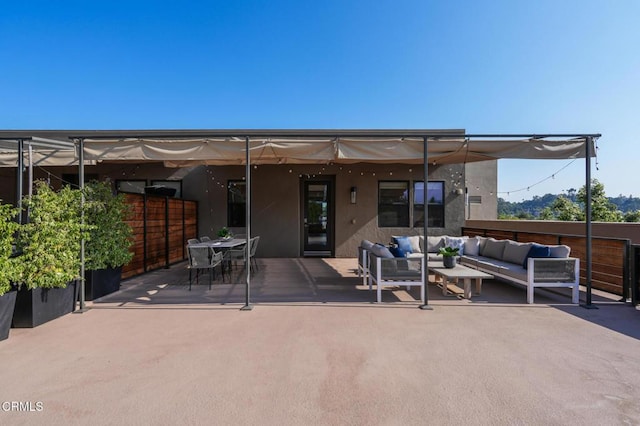 820 Mission St Unit 208, South Pasadena, CA 91030 - view of patio / terrace with outdoor lounge area and outdoor dining space