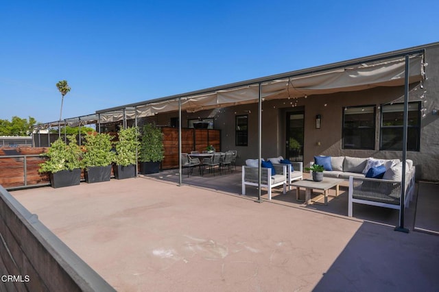 820 Mission St Unit 208, South Pasadena, CA 91030 - view of patio with outdoor lounge area and outdoor dining space