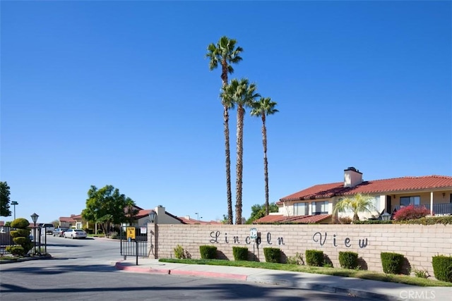 43195 Andrade Ave Unit K, Hemet, CA 92544 - community / neighborhood sign featuring a gate