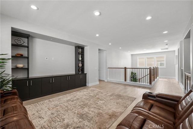 20720 W Liana Ct, Porter Ranch, CA 91326 - living room featuring wood finished floors and recessed lighting