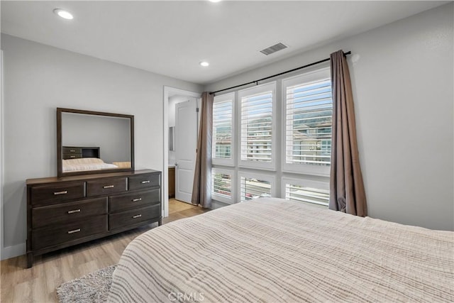 20720 W Liana Ct, Porter Ranch, CA 91326 - bedroom with light wood-style floors and recessed lighting