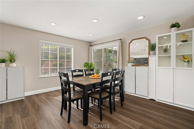 439 Acaso Dr, Walnut, CA 91789 - dining room with dark wood-style floors and recessed lighting