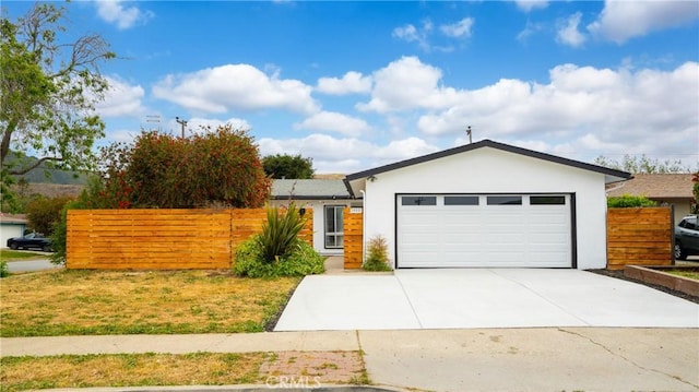 1466 Balboa St, San Luis Obispo, CA 93405 - ranch-style home with stucco siding, concrete driveway, and a garage