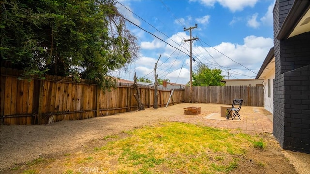 1466 Balboa St, San Luis Obispo, CA 93405 - fenced backyard featuring a patio and an outdoor fire pit