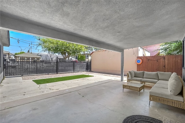 1640 Magnolia Ave, Long Beach, CA 90813 - view of patio / terrace featuring an outdoor living space