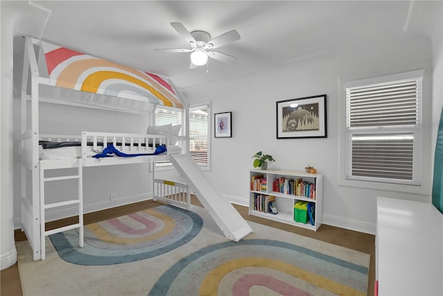 1640 Magnolia Ave, Long Beach, CA 90813 - bedroom featuring baseboards and a ceiling fan