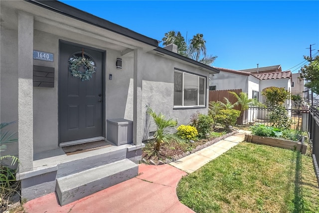 1640 Magnolia Ave, Long Beach, CA 90813 - entrance to property featuring stucco siding