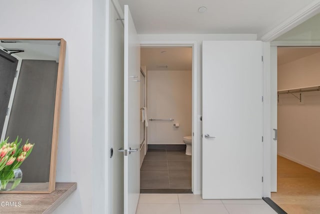 889 Francisco St Unit 802, Los Angeles, CA 90017 - corridor featuring light tile patterned floors and baseboards