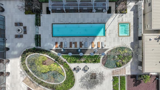 889 Francisco St Unit 802, Los Angeles, CA 90017 - drone / aerial view