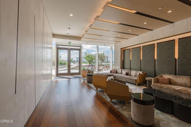 889 Francisco St Unit 802, Los Angeles, CA 90017 - building lobby with a wall of windows