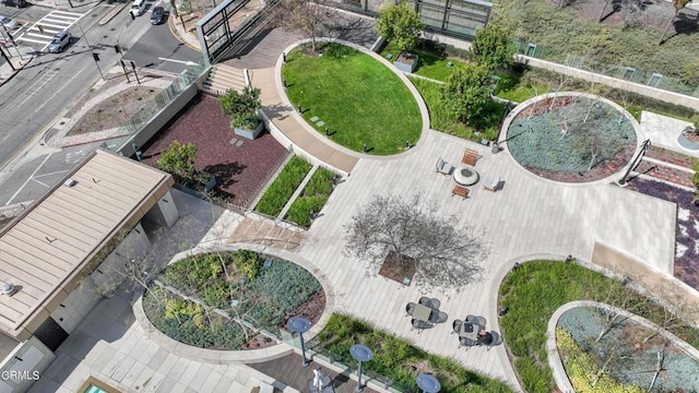 889 Francisco St Unit 802, Los Angeles, CA 90017 - drone / aerial view