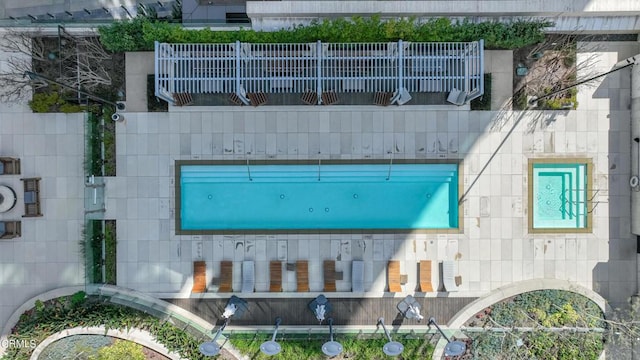889 Francisco St Unit 802, Los Angeles, CA 90017 - bird's eye view