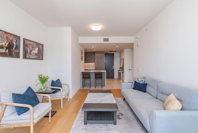 889 Francisco St Unit 802, Los Angeles, CA 90017 - living area featuring light wood-type flooring
