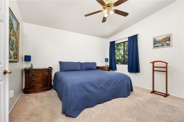 1365 Kroonen Dr, Corona, CA 92882 - carpeted bedroom with vaulted ceiling and ceiling fan